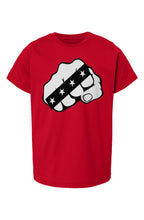 Load image into Gallery viewer, Kids Power Fist T-Shirt Red