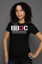 Load image into Gallery viewer, womens BBCC t shirt black