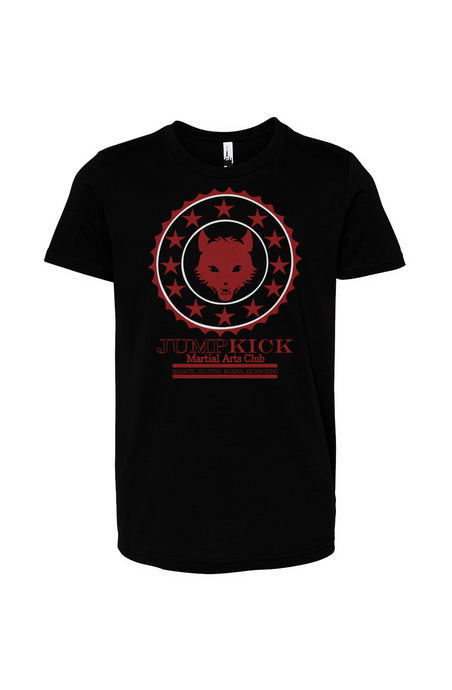 Kids Jumpkick Shirt Wolf Logo