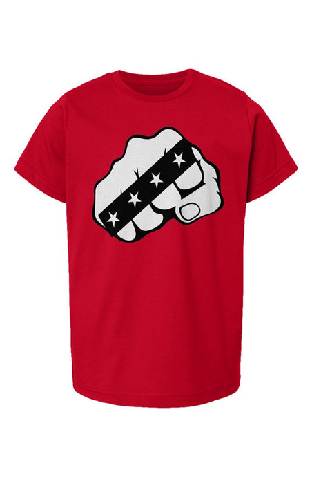 Kids Power Fist T-Shirt Red