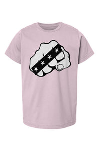 Kids Power Fist T-Shirt Pink