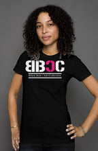 Load image into Gallery viewer, womens BBCC t shirt black
