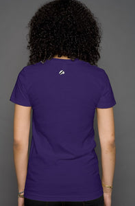 womens Blitz t shirt purple